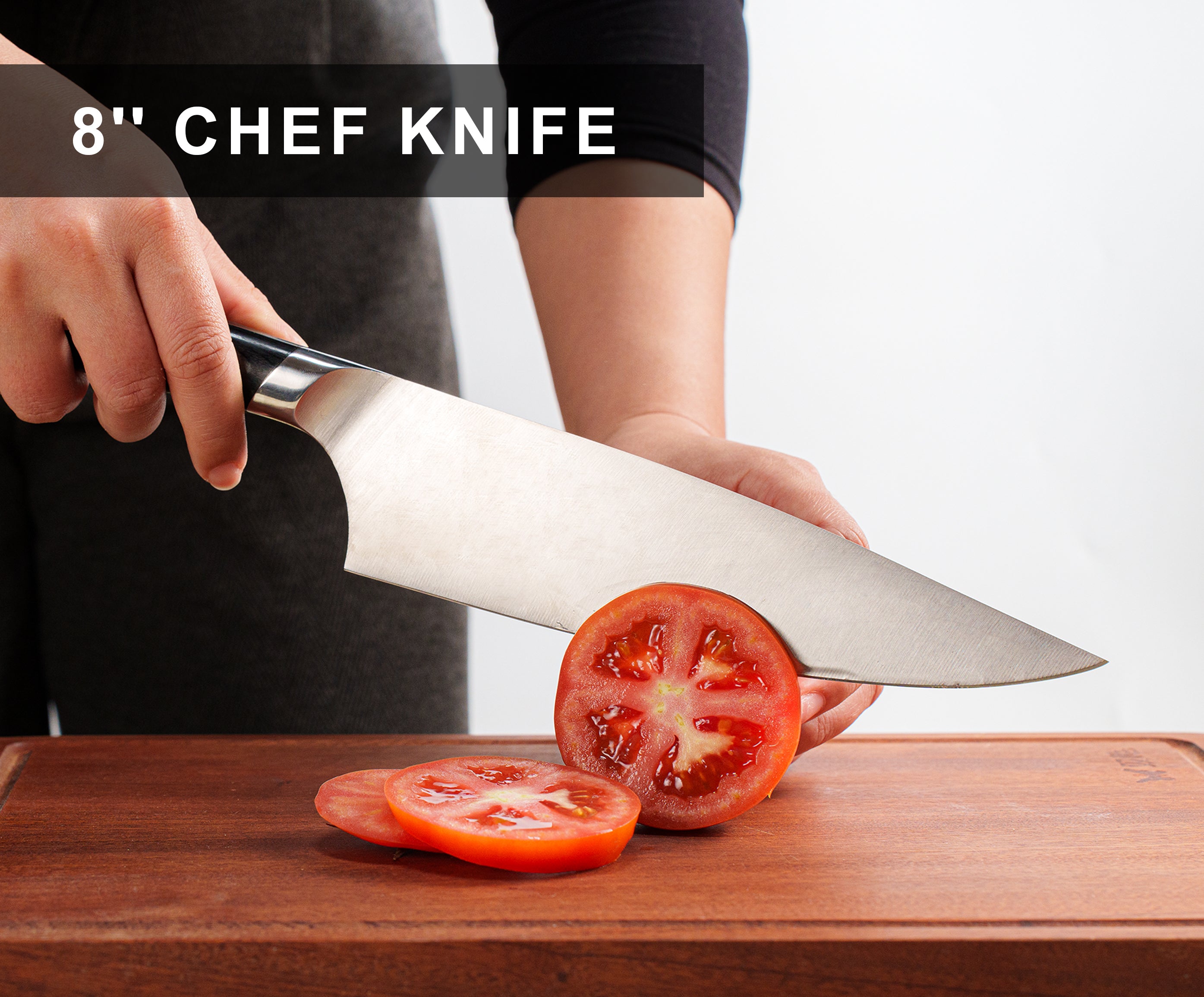Seiko Chef's Knife, German 1.4116 Stainless Steel, Multifunctional Kitchen Cooking Knife, (14.17 inch)