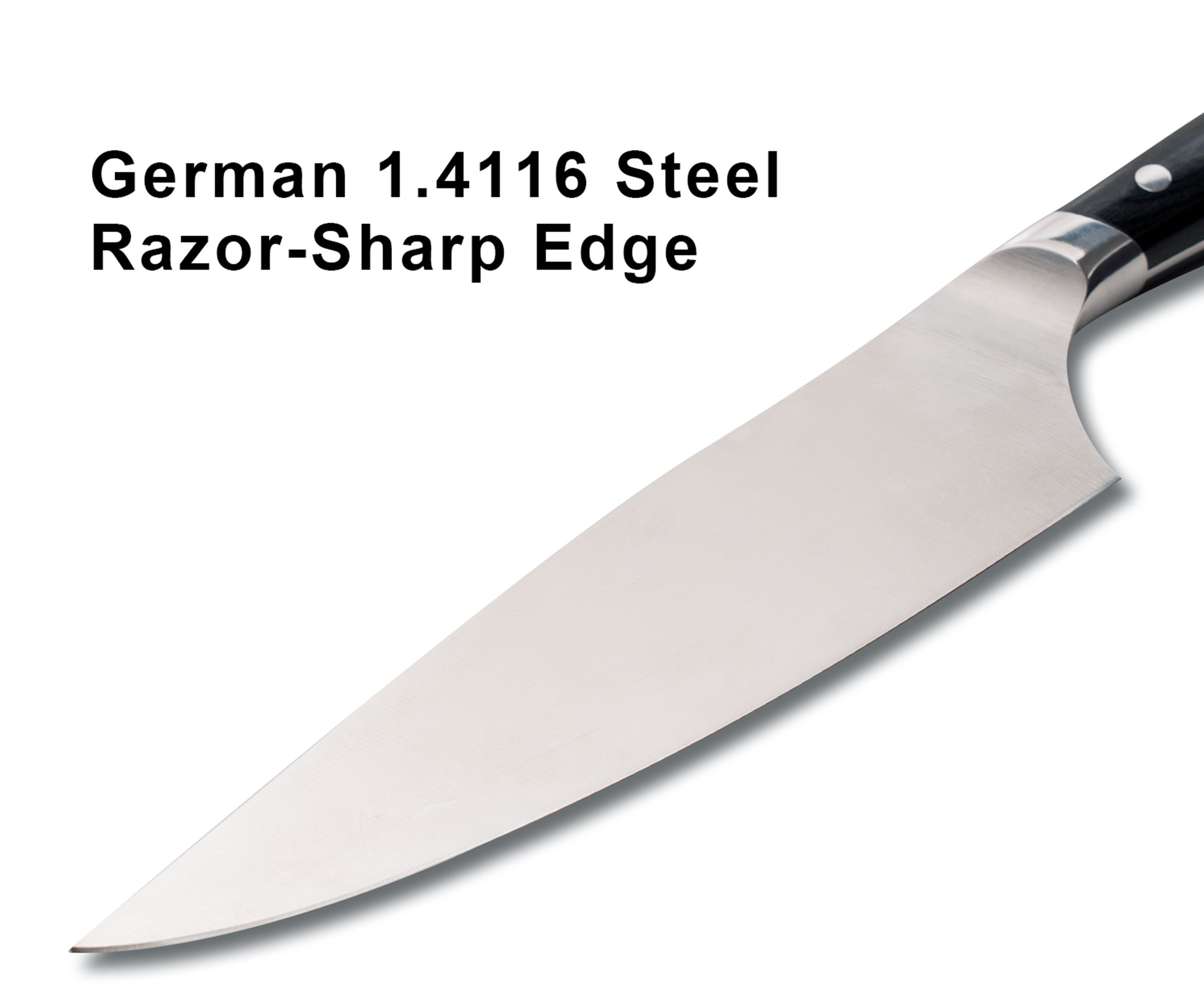 Seiko Chef's Knife, German 1.4116 Stainless Steel, Multifunctional Kitchen Cooking Knife, (14.17 inch)