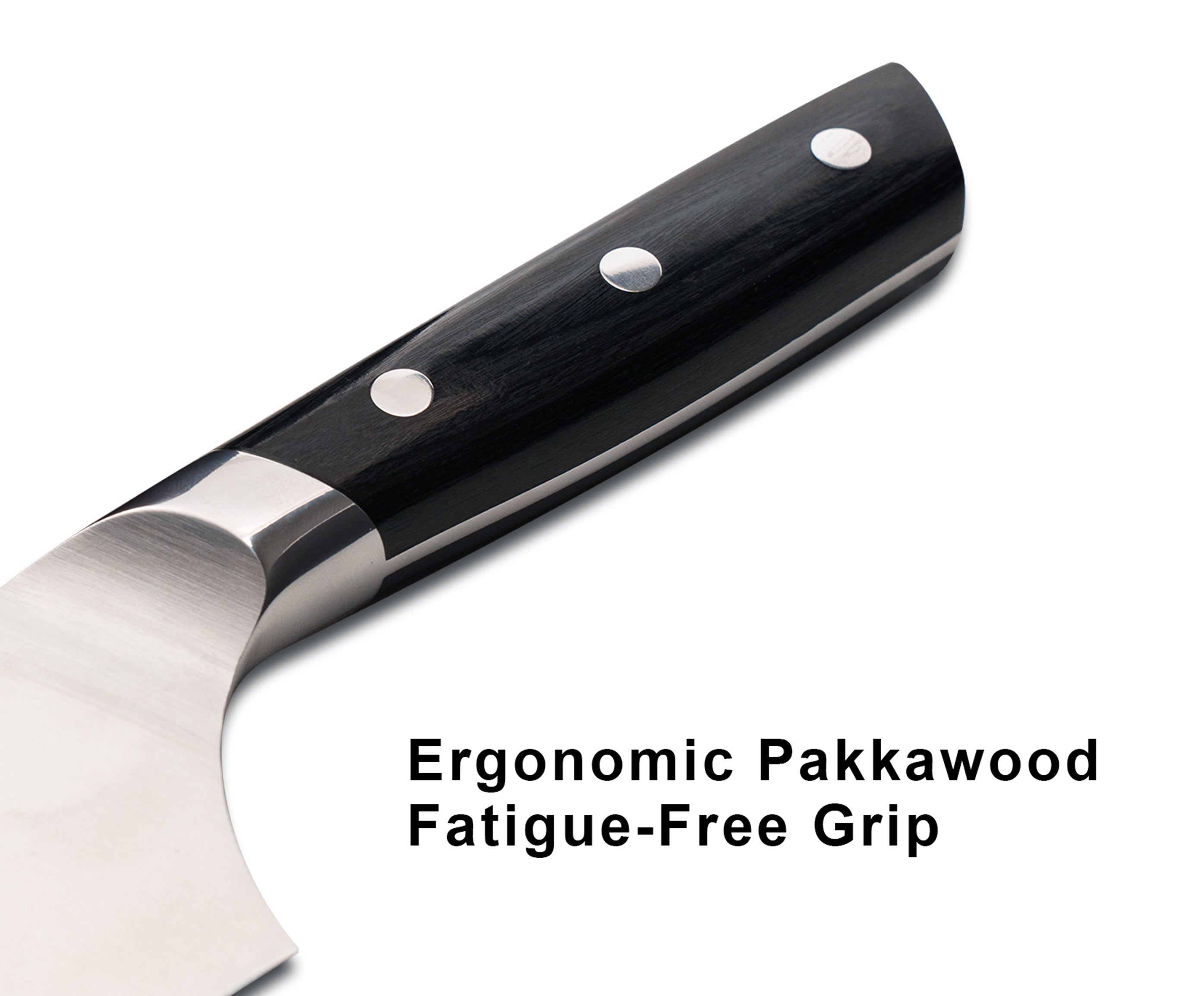 Seiko Chef's Knife, German 1.4116 Stainless Steel, Multifunctional Kitchen Cooking Knife, (14.17 inch)